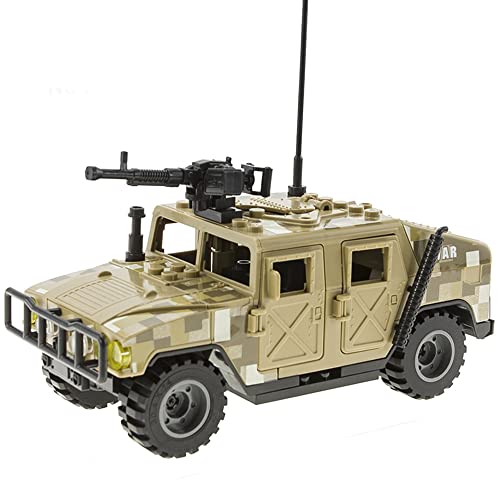 ENHANA Armored Vehicle Building Block Military Vehicle Building Toy for Age 6 7 8 9 10 11 12+, Army Battle Brick, Military Car Model Toys Gifts for Boys （4 Styles）