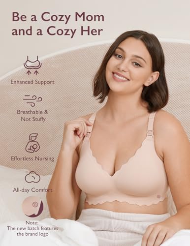 15% Off Momcozy Nursing Bra – Seamless, Wireless Maternity Support - Image 6