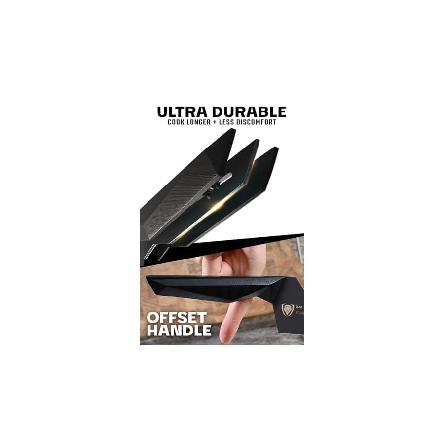 DALSTRONG-Slicing-Knife-12-inch-Carving-Offset-Blade-Shadow-Black-Series-Black-Titanium-Nitride-Coated-High-Carbon-7CR17MOV-X-Vacuum-Treated-Steel-Sheath-NSF-Certified-Bread-Ham-Slicer DALSTRONG Slicing Knife - 12 inch - Carving Offset Blade - Shadow Black Series - Black Titanium Nitride Coated - High Carbon 7CR17MOV-X Vacuum Treated Steel- Sheath - NSF Certified - Bread, Ham Slicer