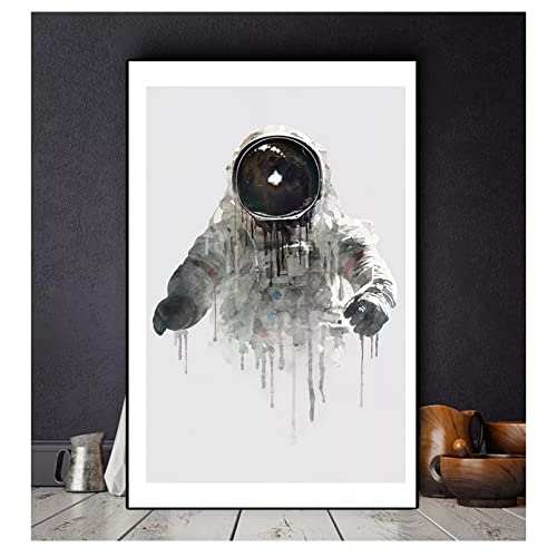 Poster peintures astronaute pour salon moderne art print mural de style nordique