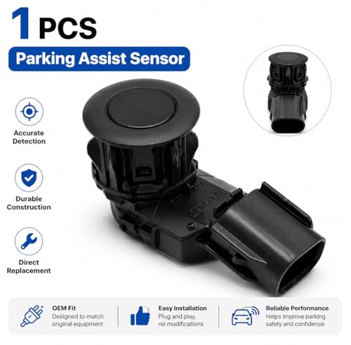 Image of Hoypeyfiy 89341-0C010 Reverse Backup Parking Assist Sensor Replacement for Toyota RAV4 2014-2018, Tacoma 2015-2022, Tundra 2014-2021, Replace 89341-0C020