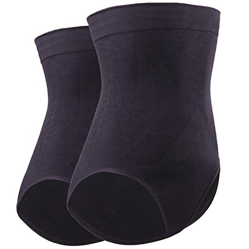 DREAM SLIM High Waisted Body Shaper Tummy Control Shapewear for Women Seamless Panties Girdle Underwear (Black 2 Pack, XL/XXL)
