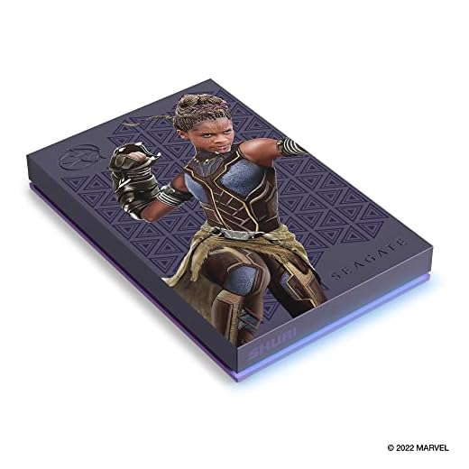 Seagate FireCuda Shuri SE, 2 to, Disque Dur Externe - USB 3.2, éclairage LED RVB Jaune Personnalisable, Compatible avec PC, Mac, Playstation et Xbox, Services Rescue valables 1 an (STLX2000402)