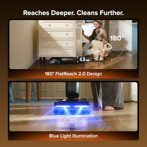 Image of roborock F25 Steam Wet Dry Vacuum Mop Combo, 356F Steam Cordless Vacuum Cleaner, 25000 Pa Suction for Hard Floor, 203F Self-Cleaning Electric Mop, 80 Min Long Runtime for Whole-House Cleaning
