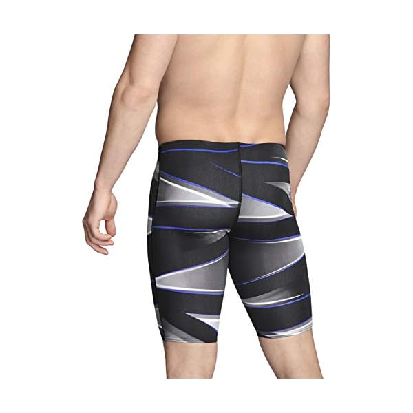 Speedo Men's Swimsuit Jammer Endurance+ Printed Team Colors, Infinite Speedo Blue, 32 - Image 3