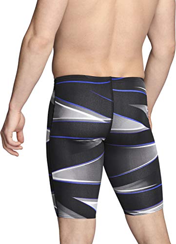 Speedo Men's Swimsuit Jammer Endurance+ Printed Team Colors, Infinite Speedo Blue, 32 - Image 3