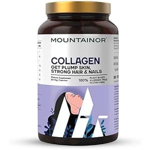 DA Builder Capsules with Vitamin C & Biotin | for Men & Women | Safe & Gluten-Free | for Healthy Skin, Hair, Nails, Bones & Joints 60 Veg Capsules