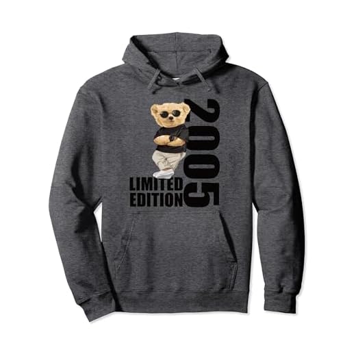 Edición limitada 2005 Osos Cumpleaños 2005 Vintage 2005 Sudadera con Capucha