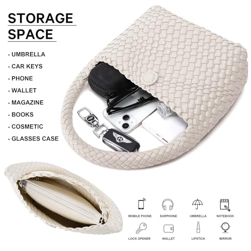 Bolso Hobo para Mujer, Mini Tote de Verano y Playa miniatura 6
