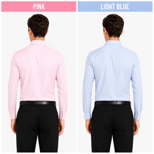 Image of Men's Solid Formal Shirt | Premium Cotton Rich Full Sleeves Shirt | Comfort Fit Office Wear Shirt with Single Chest Pocket | Stylish Casual & Formal Shirt for Men
