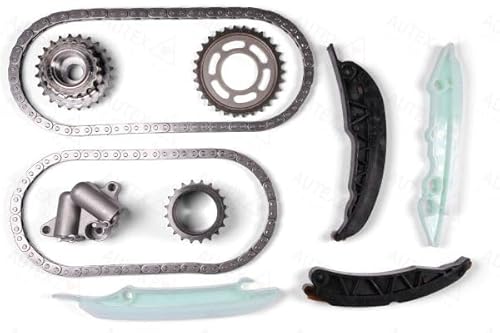 AUTEX 711425 Kit catena distribuzione Superiore inferiore Kit catena di distribuzione Kit catena