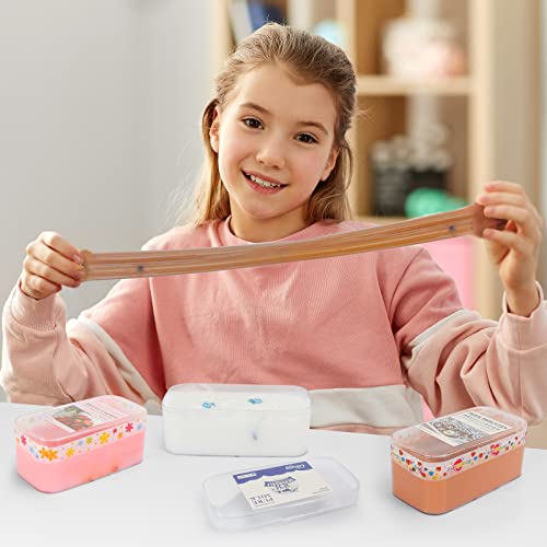 Xilypely Butter Slime Milk Tea Clear Crystal Putty Crunchy Slime Kit For Girls, Diy Sensory Stress Relief Toys, Soft Non-Sticky And Glossy Bubble Slime Supplies, Surprise Birthday Party Favors #TOP1