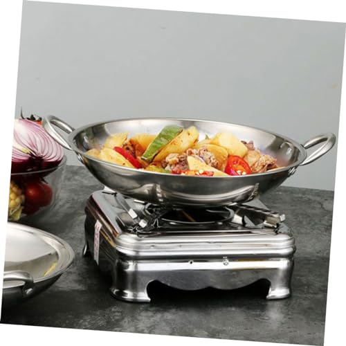 Wok de Acero Inoxidable con Doble Asas miniatura 7
