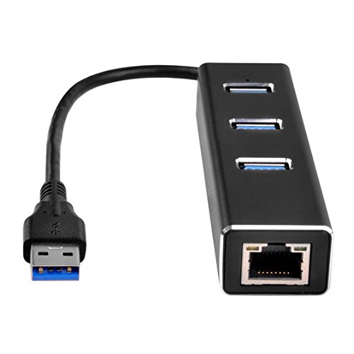 Concentrador de aluminio SilverStone SST-EP04 con tres puertos de datos y red Gigabit 2