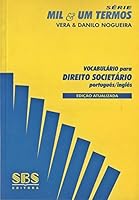 Vocabulário Para Direito Societário - Português/Inglês. Série Mil&Um Termos 8575830880 Book Cover