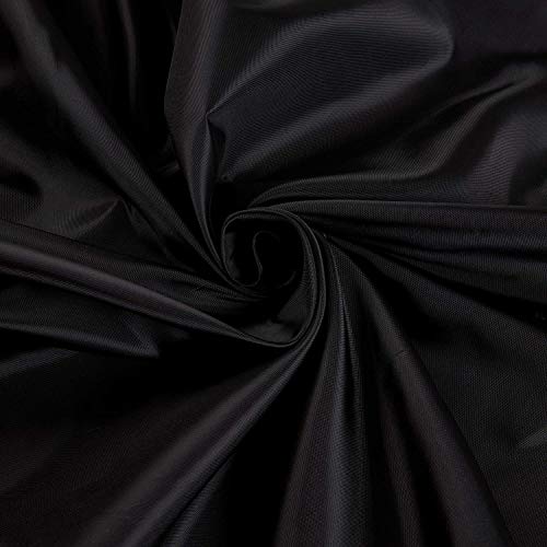 Polyester Lining Black, Fabric by the Yard