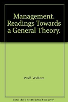 Paperback Management. Readings Towards a General Theory. Book