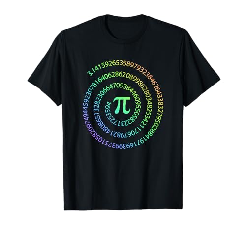 Funny Pi Day Spiral Pi Day Math Lover Spiral Math Teacher T-Shirt