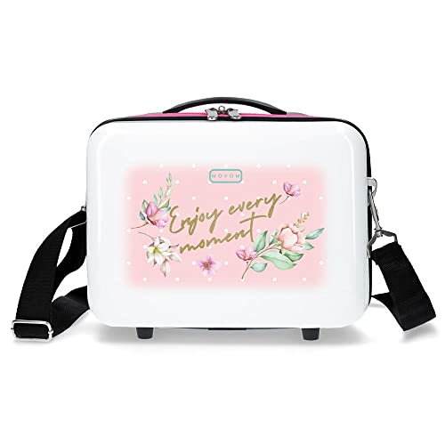 Movom Enjoy Every Moment Neceser Adaptable con Bandolera Multicolor 29x21x15 cms Rígido ABS 9,14L
