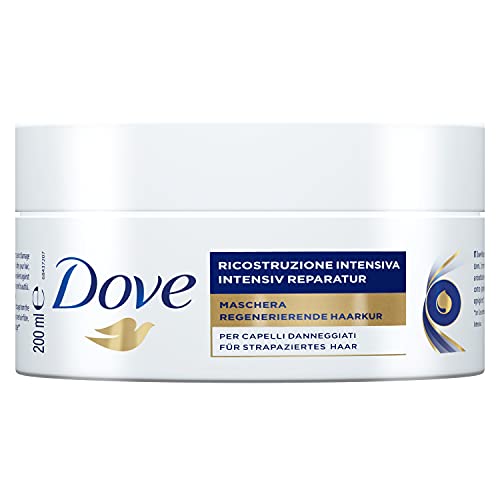 Dove Mascarilla Reparación Intensa para Pelo Dañado, Nutre y Fortalece, 200 ml