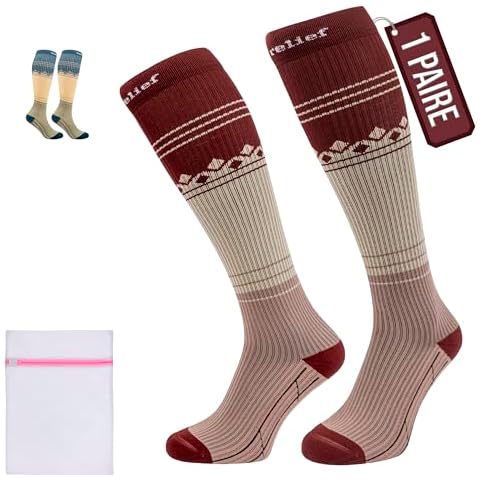 360 RELIEF Chaussettes de Compression 15-20 mmHg Cover