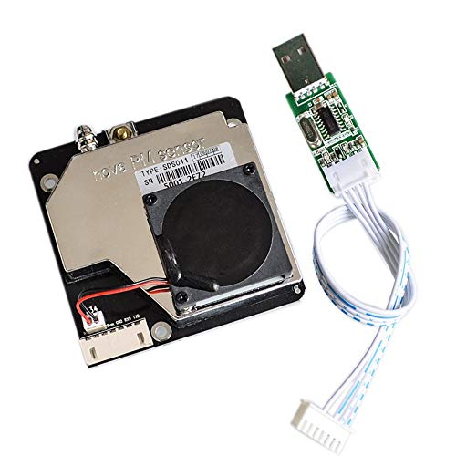 DollaTek PM Sensor SDS011 Sensor de detección de Calidad del Aire de Alta precisión PM2.5 Sensores de Polvo estupendo Salida Digital