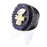 guancrown 2023 Fantasy Football Championship Trophy Ring Award Prize Sport MVP Winner FFL League Champion Ring (size 13, ring and stand)