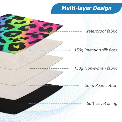 Funda para portátil 13-13.3 pulgadas con diseño arcoíris miniatura 4