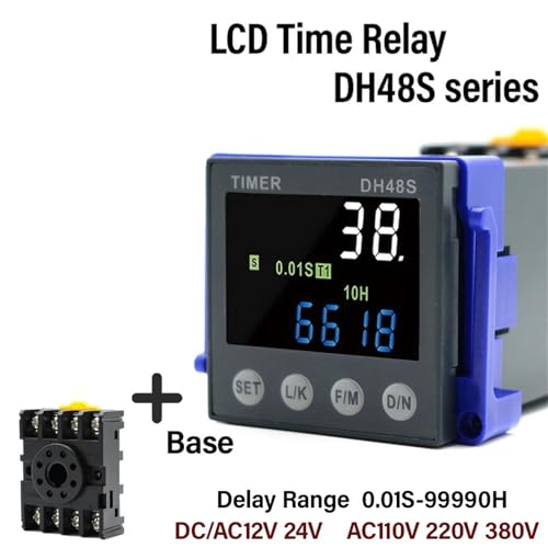 Relé de retardo DH48S para programar sistemas de riego y motores en CA 110V 2