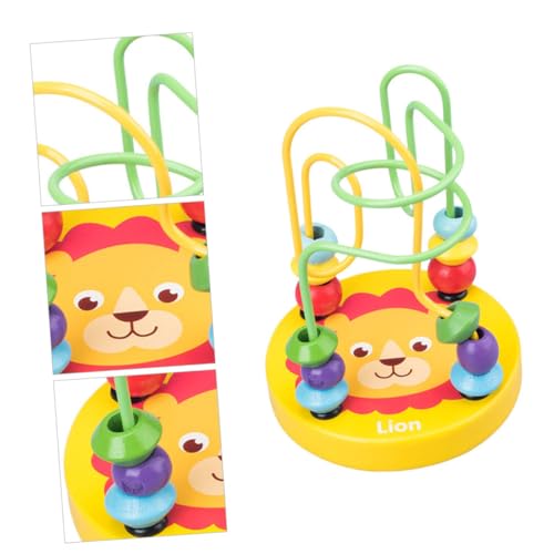 Totority 2 Conjuntos Brinquedos infantis educativos de educação infantil em torno de miçangas brinqu
