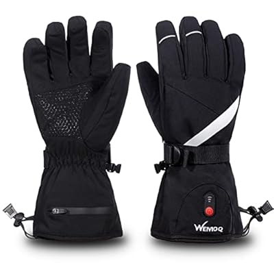 Heated Gloves for Men Women Rechargeable Electric Waterproof Thermal Warm Work Winter Gloves Hand Warmers for Hunting Fishing Cycling Hiking Skiing