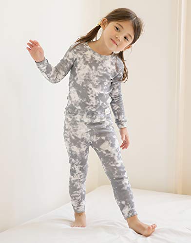 VAENAIT BABY Kids Boys 100% Cotton Sleepwear Pajamas 2pcs Set Prism Grey JS