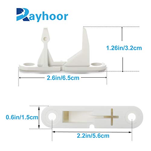 (6 Pack) Rayhoor 131763310 Washer Door Striker Replacement For Frigidaire Kenmore Washing Machine, Replaces Ap3580441 1032664 131763300 #TOP1
