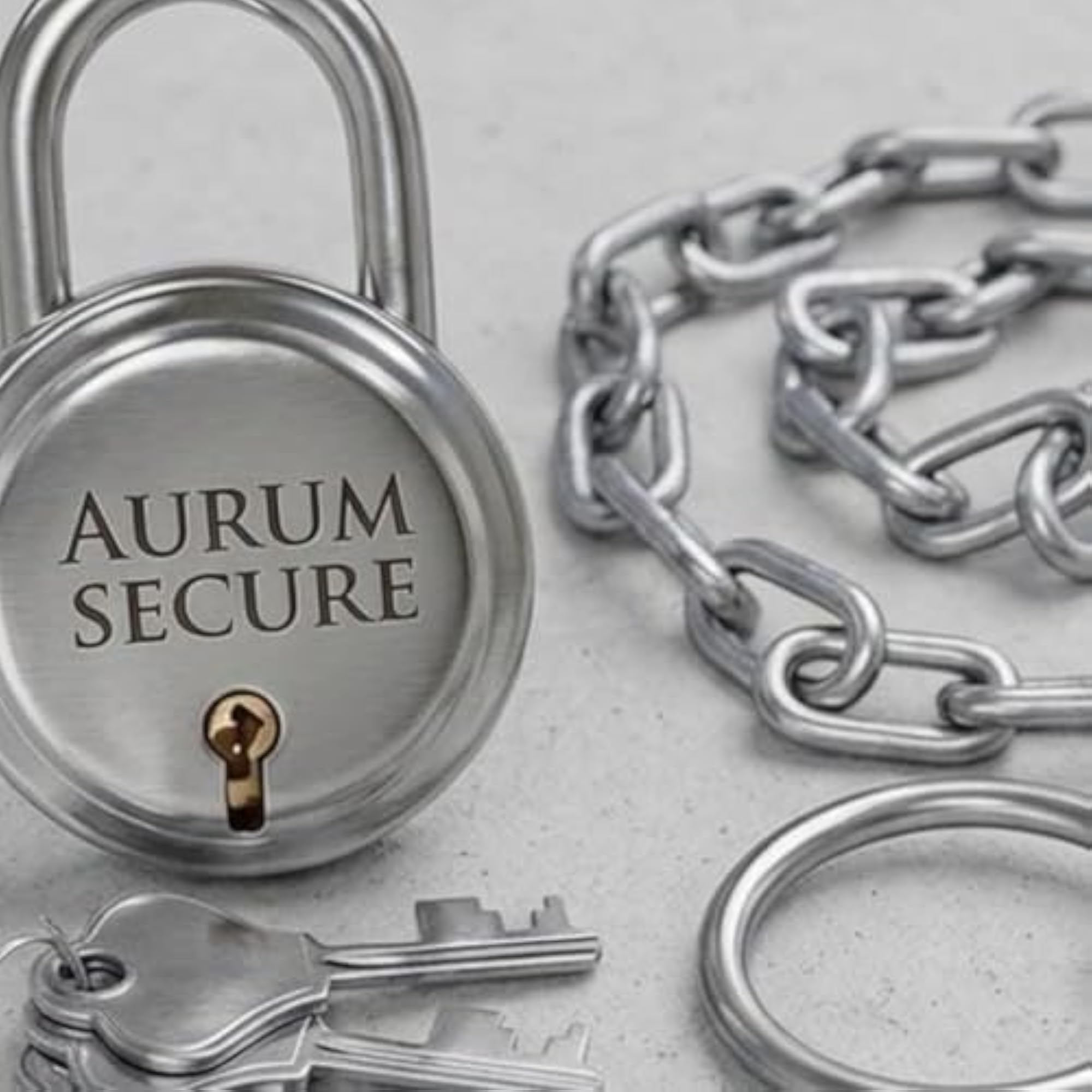 Heavy Duty Metal Chain Lock with Strong Padlock