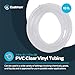 Eastman 3/8 Inch ID (1/2 Inch OD) PVC Clear Vinyl Tubing, 10 Foot Length, 98620