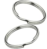 SICHER & GEORDNET: Die Schlüsselringe eignen sich ideal für den Schlüsselbund (Hausschlüssel, Autoschlüssel, Büroschlüssel). Schlüssel lassen sich einfach und sicher einfädeln.