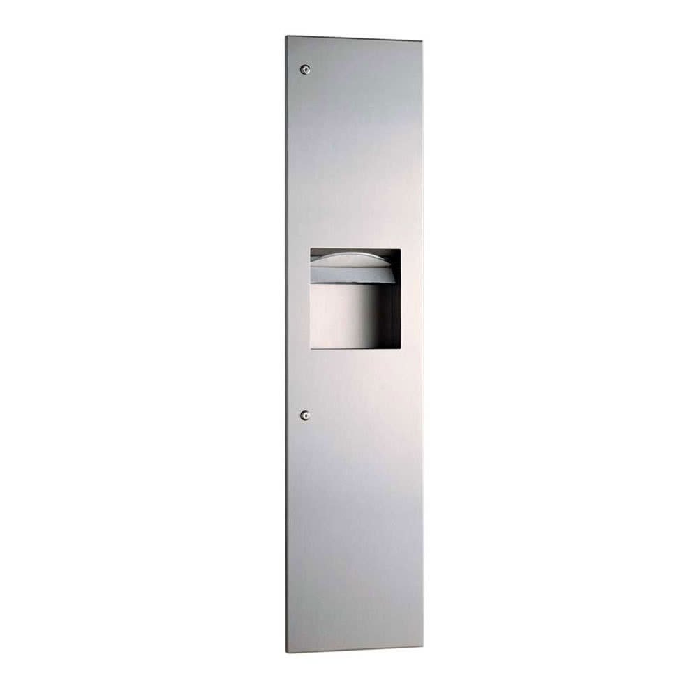 TableTop King B-3803 TrimLineSeries Recessed Paper Towel Dispenser/Waste Receptacle