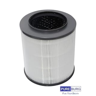 PUREBURG Replacement True HEPA Filter Compatible with Clorox 11030 11031 Medium Rooms Air Purifiers, Part 12030, H13 3-Stage Filtration High-efficiency Activated carbon 2-IN-1,2-Pack
