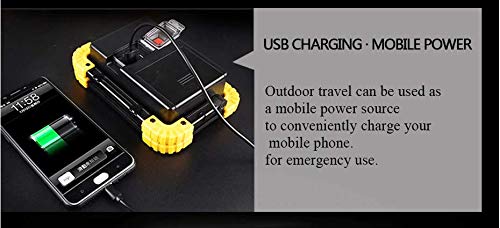 image for Radjawali Portable 20W COB LED Work Light, Outdoor Lantern Lamp, Flood