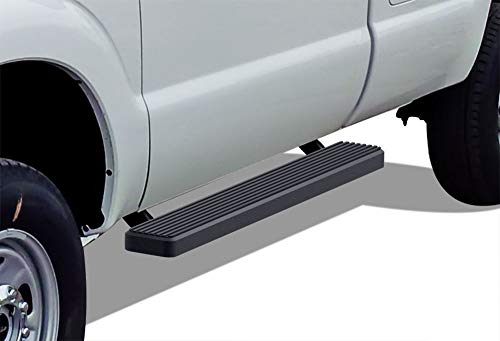APS iBoard (Black Powder Coated 5 inches) Running Boards Nerf Bars Side Steps Step Rails Compatible with Ford F250 F350 Super Duty 1999-2016 Regular Cab