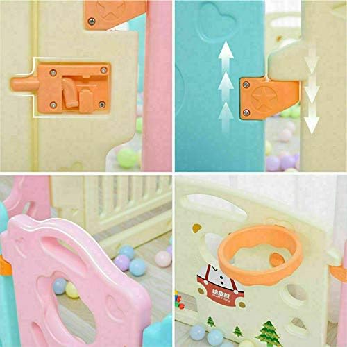Parc Bebe Barriere De Securite Enfant Modulable Plastique Protection De Porte Pour Les Grands Jeux Evolutifs 10 Panneaux Amazon Fr Bebe Et Puericulture