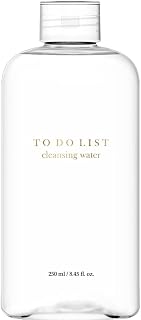 TODOLIST Micellar Cleansing Water: Oil-Free Makeup Remover for Sensitive Skin, Korean Skincare with Calendula, Lemongrass & Mugwort, 8.45oz