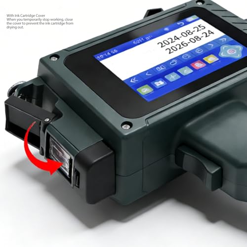 Image of 12.7mm Inkjet Printer with Touch Screen for Date Numbers in Plastic Bags, Intelligent CPU, Support for Multiple Input