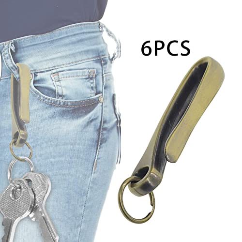 UGPLM 6x chaveiro criativo anzol de peixe DIY pingente de artesanato liga porta-chaves bolsa clipe d