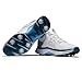 FootJoy Men's Hyperflex Golf Shoe, White/Slate/Blue, 11