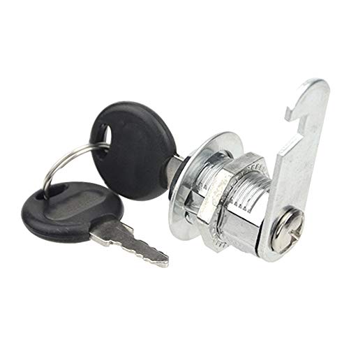 TOVOT 5 Pack 13/16” (20mm) Cabinet Keyed Cam Locks Tool Box Cabinet Locks w/Cylinder & Keys(Keyed Different)
