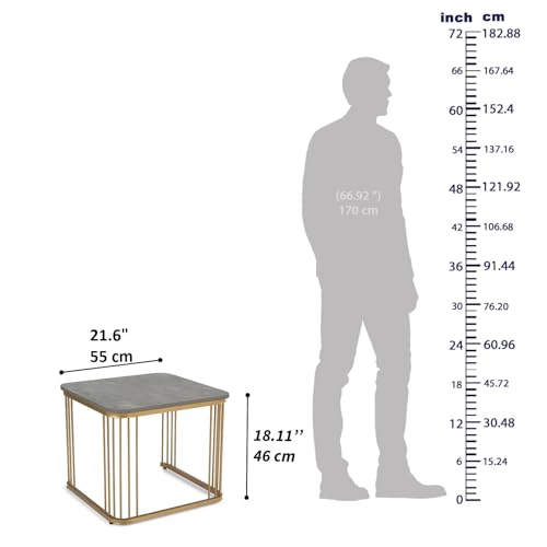 Image of Wakefit Center Table | 1 Yr Warranty | Coffee Table for Living Room Wooden, Tea Table for Living Room Wooden, Sofa Table, Free Installation from Brand, Modern Multi-Functional & Wobble-Free(Flat)