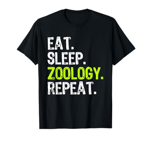Eat Sleep Zoology Repeat Zoologist Funny T-Shirt