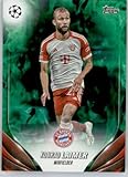 2023-24 Topps UEFA Club Competitions Green Inferno #35 Konrad Laimer SER/125 FC Bayern Munchen Official UC Soccer Card in Raw (NM or Better) Condition