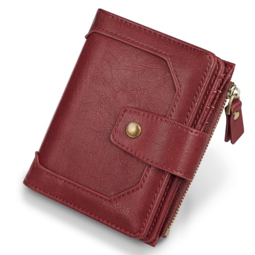 Image of Small Womens Wallet Billfold RFID Credit Card Holder Ladies Purse